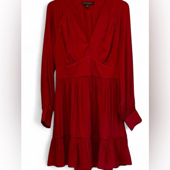 Banana Republic Small Petite Burgandy Dress - Picture 2 of 3